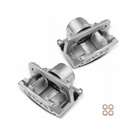 Front Brake Caliper Set 2 - Compatible with 2001 - 2007 Ford Taurus 3.0L V6 2002 2003 2004 2005 2006