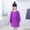 Purple, variant on SNKSDGM Girls Cute Tops for Girls 10-12 Years Birthday Girl Shirt 3 Kid Art Smock Solid Color with Pocket for Children Printed Artist Painting S Smocks with Long Sleeve 4-8 Years