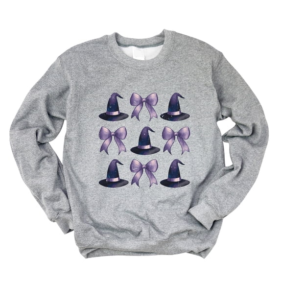 Coquette Witch Hat Collage - Women's Graphic Sweatshirt