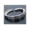 thumbnail image 5 of Men's Silver-Tone Stainless Steel Lord's Prayer ID Bracelet - Brilliance Fine Jewelry, 5 of 5