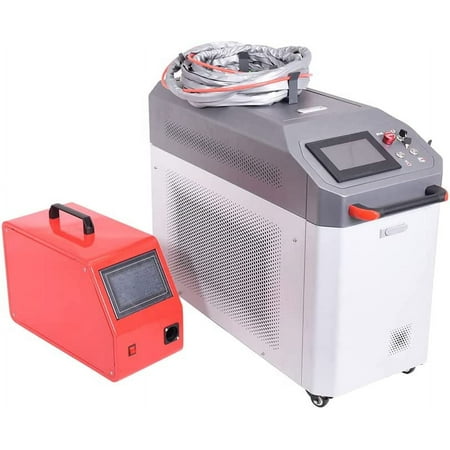 HPDAVV 1500W Handheld Laser Welder, 220V Single Phase, Auto Wire Feeder, Stainless/Aluminum, Gray