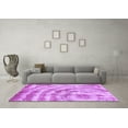 thumbnail image 3 of Ahgly Company Indoor Rectangle Abstract Purple Modern Area Rugs, 2' x 5', 3 of 4