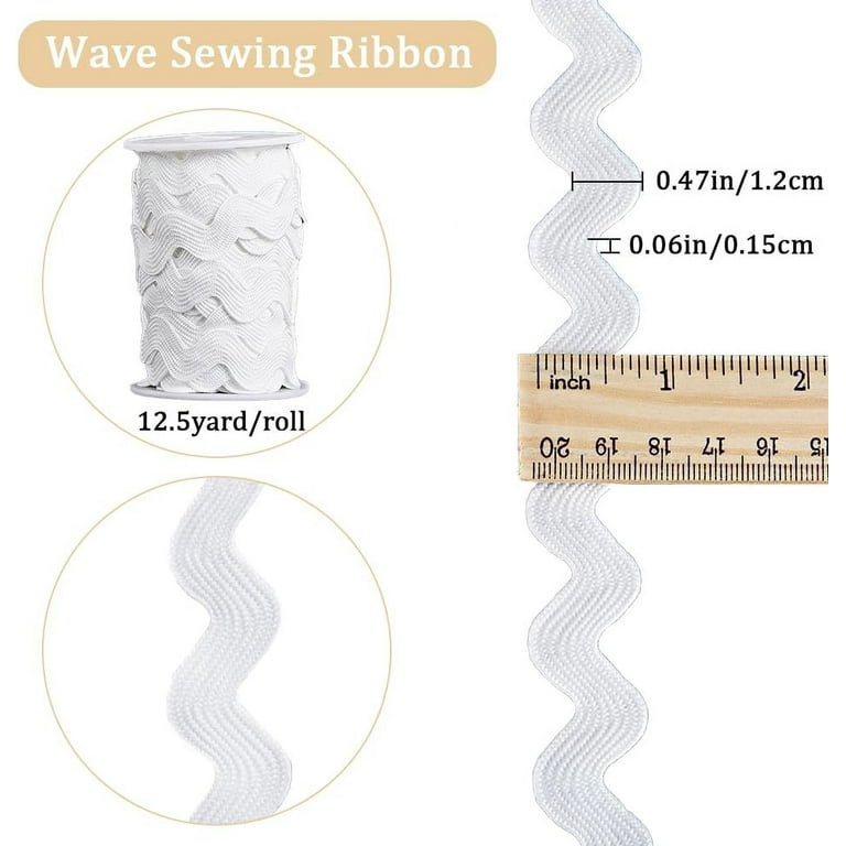 Ric Rac White - 1 cm Ric Rac White - 1 cm