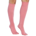 thumbnail image 4 of Cherokee TrueSupport Women 10-15 mmHg (1 Pair/ 4 Pairs) pack Compression Socks, Plus, Pink Melon, 4 of 7