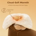 thumbnail image 2 of Dream Pairs Girls Boys Kids Winter Snow Suede Mid Calf Boots Faux Fur Lined FuzzyChic Kid's Lolly for Little Big Kid, 2 of 6