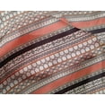 thumbnail image 4 of oneOone Silk Tabby Dark Peach Orange Fabric Aztec Tribal Sewing Material Print Fabric By The Yard 42 Inch Wide, 4 of 4