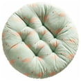 thumbnail image 1 of Cojín redondo para silla, asiento, tatami, comedor, sofá, respaldo, taburete, almohada gruesa de algodón y lino (4,040 cm), 1 of 5