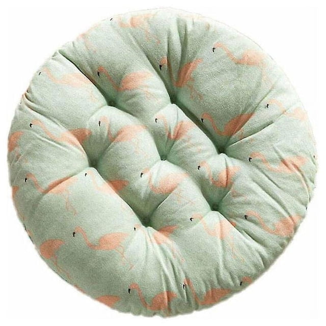 Cojín redondo para silla, asiento, tatami, comedor, sofá, respaldo, taburete, almohada gruesa de algodón y lino (4,040 cm)
