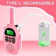 thumbnail image 5 of Walkie Talkie NQ para niños 1 par RT388 control remoto rosa regalo juguete, 5 of 5