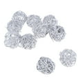 thumbnail image 4 of 5cm Round Wicker Rattan Balls - Decorative Balls for Bowls, Vase Filler, Coffee Table Decor, Wedding Party Centerpieces Confetti, 10, 4 of 8