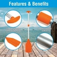 thumbnail image 2 of Seachoice 71100 Orange 25" to 45" Telescoping Paddle, 2 of 5