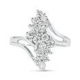 thumbnail image 1 of 0.80 CTW Diamond Ring, 14K White Gold - Size 4, 1 of 1