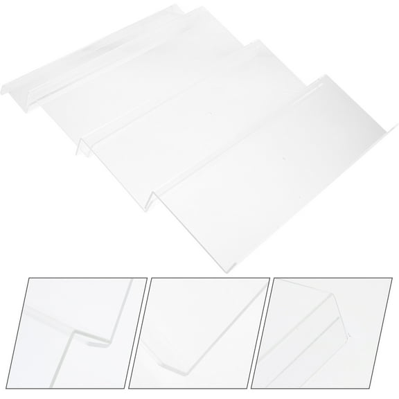 FRCOLOR 1 Set Acrylic Spice Drawer Organizer Reusable Spice Jar Tray Clear In Drawer Spice Jar Rack