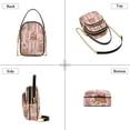 thumbnail image 3 of FORMRS Crossbody Bag for Women Quilted Travel Shoulder Cell Phone Purse with Chain Strap Handbag, Beige Gingerbread Houses, 3 of 7