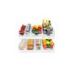 thumbnail image 4 of Juego de 1 contenedor organizador para refrigerador, organizadores apilables para congelador, cocina, encimeras, gabinetes, estante de almacenamiento de despensa de plástico transparente", 4 of 5