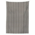 thumbnail image 2 of Espresso Tablecloth, Repeating Pattern with Cartoonish Coffee Beans on Lines, Rectangle Satin Table Cover Accent for Dining Room and Kitchen, 52" X 70", Pale Ceil Blue Pale Blue, by Ambesonne, 2 of 2