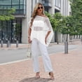thumbnail image 2 of Hkoxplj Wraps for Women and Men Womens Knit Sequin Poncho Top Crochet Batwing Sleeve Shawl Asymmetrical Sweater Cover Up Beachwear, 2 of 7