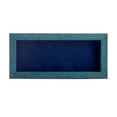 thumbnail image 2 of 14x22 Shadow Box Frame Blue Wood | With a 1" Usable Display Depth | Includes a Navy Blue Real Suede, 2 of 5