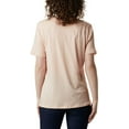 thumbnail image 2 of COLUMBIA Womens Coral Graphic Short Sleeve V Neck T-Shirt 2X, 2 of 5