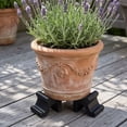 thumbnail image 6 of 3 Piece Pot Feet, Heavy Duty Plastic Plant Risers, Invisible Drainage Elevators for Indoor Outdoor Planters Black, 6 of 6