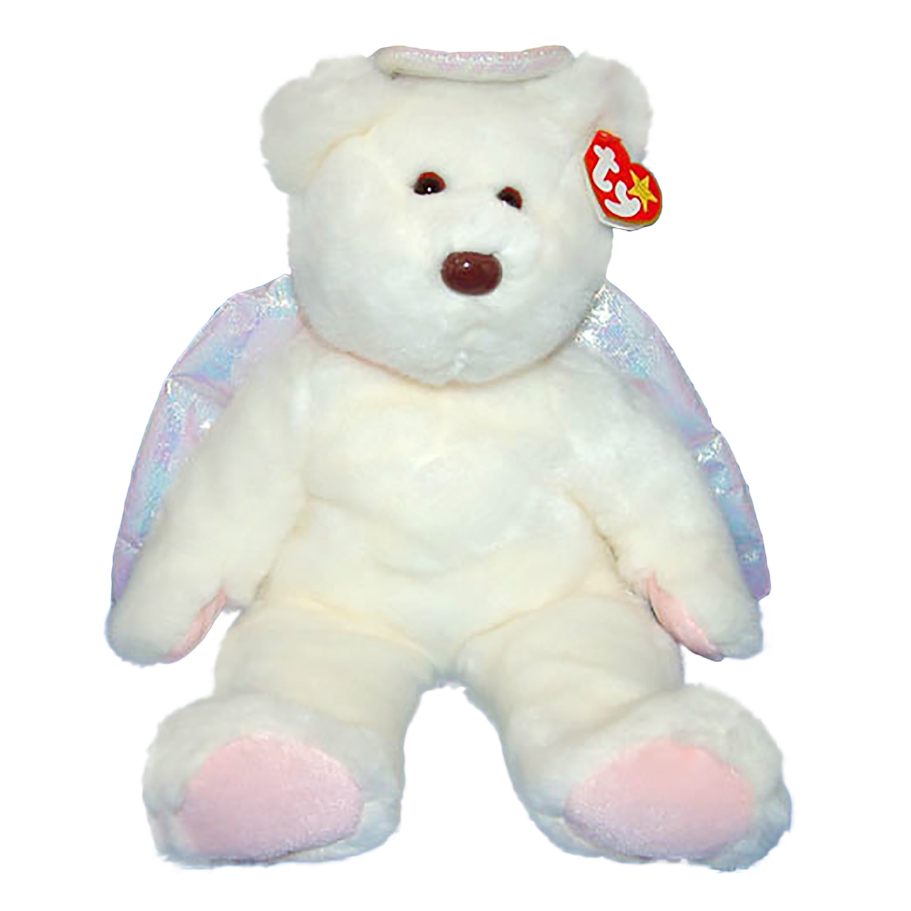 Ty Buddy Halo the Angel Bear Stuffed Animal MWMT's