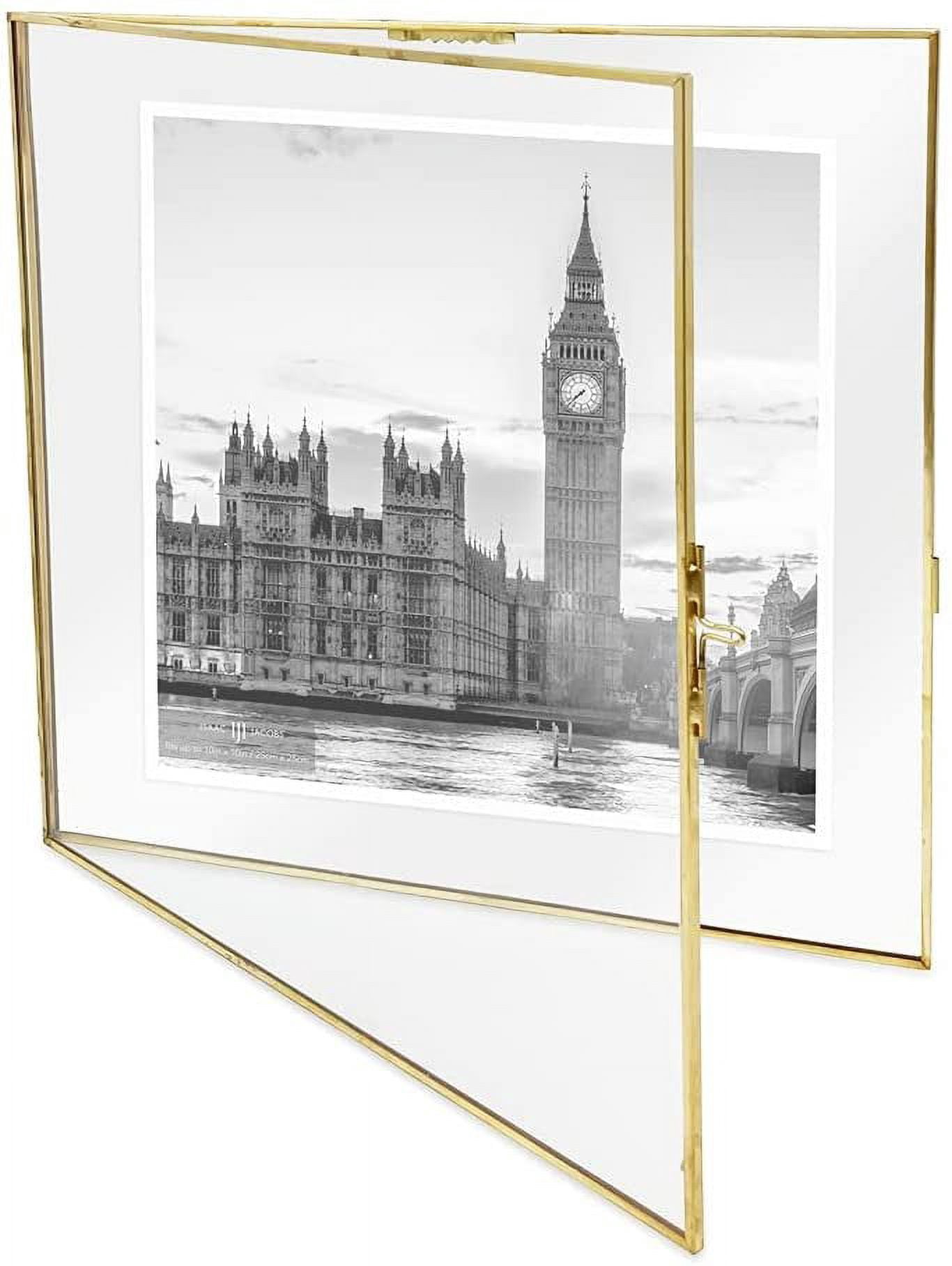 Isaac Jacobs 10x10 Wall-Mountable Picture Frame w/ Locket Closure