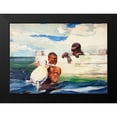 thumbnail image 2 of Homer, Winslow 18x14 Black Modern Framed Museum Art Print Titled - The Turtle Pond, 2 of 5