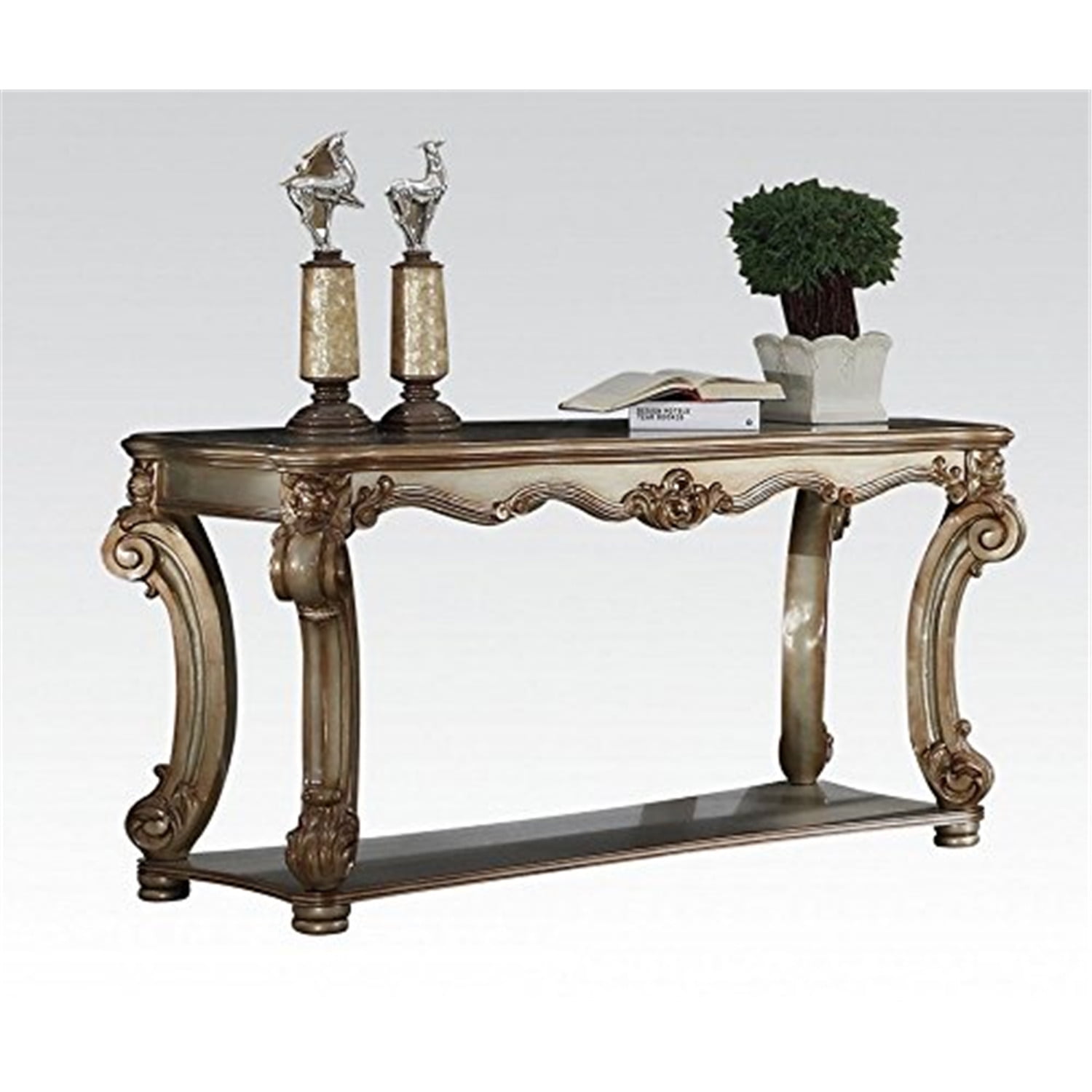 Buy ACME Vendome Sofa Table, Gold Patina,Quantity1