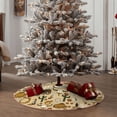 thumbnail image 5 of Daiia Wild West Cowboy Drawing Merry Christmas Tree Skirt , Xmas Large Lace-up Tree Skirt, Santa Snowflakes Rustic Home Decorations New Year Party Farmhouse Decor-36", 5 of 7