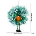 thumbnail image 3 of Clearance Items St. Patrick’S Day Leprechaun Wreath & Ribbon, St. Patrick’S Day Front Door Decor, Irish Holiday Wreath for St. Patrick’S Day, Wall Home Decor St Patricks Day Decorations, 3 of 9