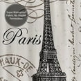 thumbnail image 6 of Vintage Paris Eiffel Tower Waterproof Polyester Shower Curtain for Bathroom with 12 Hooks, 72×72 in, 6 of 7