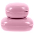 thumbnail image 1 of Estante para esponja, caja de jabón, plato de viaje con tapa, soporte para accesorios de baño, ducha, color rosa, 2 piezas, 1 of 6