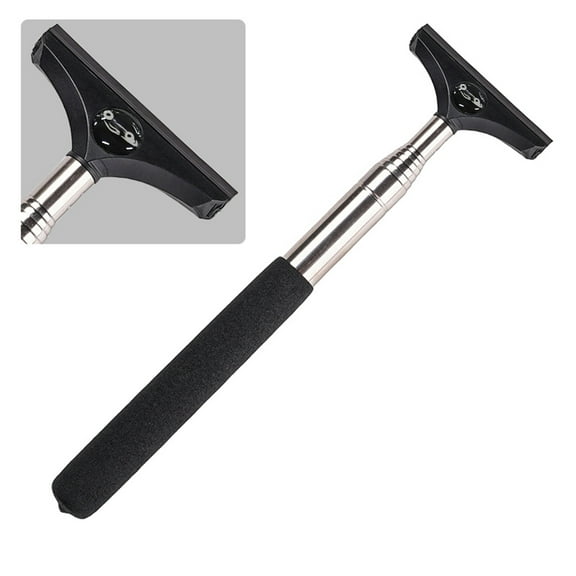 BIBABLYKE Car Side Mirror Squeegee Car Mirror Squeegee Portable Car Squeegee Car Rearview Mirror Wiper Telescopic 98cm Long Handle