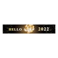 thumbnail image 1 of "Bandera decorativa de poliéster 100D para fiestas de Año Nuevo 2022, tamaño 300x50cm, ideal para restaurantes, hogares y hoteles", 1 of 6
