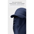thumbnail image 5 of SGFCWSX Sun Hats for Men,Quick-Dry UPF 50+ Protection Removable Neck Cape Summer Outdoor Hat Navy, 5 of 7