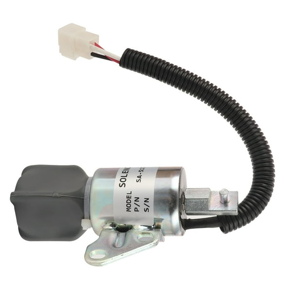 Stop Solenoid Valve Flameout Solenoid Valve Stop Solenoid Valve Electric Flameout Switch Controller For Kubota Engine 12V SA-5176-12