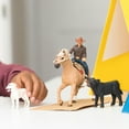 thumbnail image 2 of Schleich Farm World - 6PC Rodeo Playset with Cowboy, Horse Figure, Cow, Dog and Accessories - Farm Animal Figurines and Toys for Kids Ages 3+ - 41418, 2 of 10