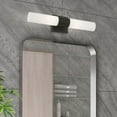 thumbnail image 6 of Livex Lighting Aero 2-Light Twist Lock Metal ADA Vanity Sconce in Black, 6 of 15