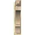 thumbnail image 2 of Ekena Millwork 6"W x 24"D x 28"H Balboa Rough Sawn Craftsman Outlooker, Douglas Fir, 2 of 4