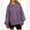 Purple, variant on OBEEII Womens Sweatshirts Long Sleeve Round Neck Pullover Tops Shirts Black Sweatshirts Relaxed Fit Tops for Work Office
