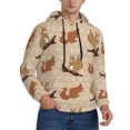 thumbnail image 2 of Sikiie Squirrel nut backgrounds Men's Hoodie, Essentials Hoodie, Sweatshirt, Pullover Hooded Sweatshirt for Men-Small, 2 of 7