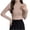 Khaki, variant on DYTTDG Women's Mock Neck Ribbed Knit Long Sleeve Top | Solid Slim Basic Pullover Soft Stretch Layering Shirt for Spring Fall Daily Wear