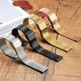 thumbnail image 3 of Modern Stainless Steel Mesh Band for Men Women Breathable Minimalist Watch Straps for Flat Interface Watch, 3 of 5