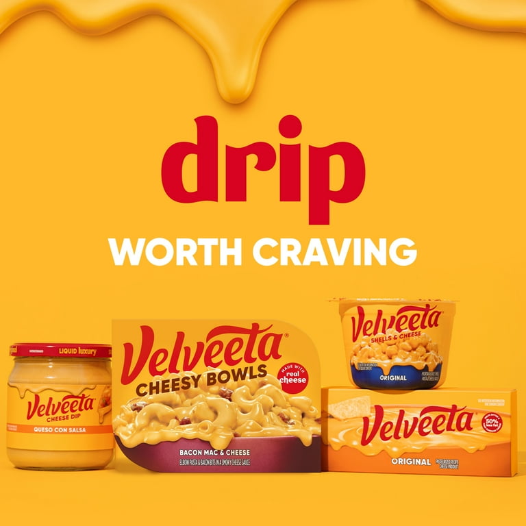 Velveeta Cheesy Bowls Chicken Alfredo Microwave Meal 9 oz Tray