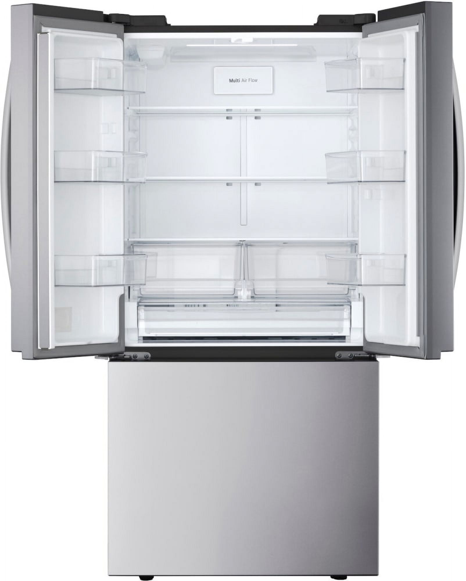 LG Counter Depth French Three Door Refrigerator, Silver