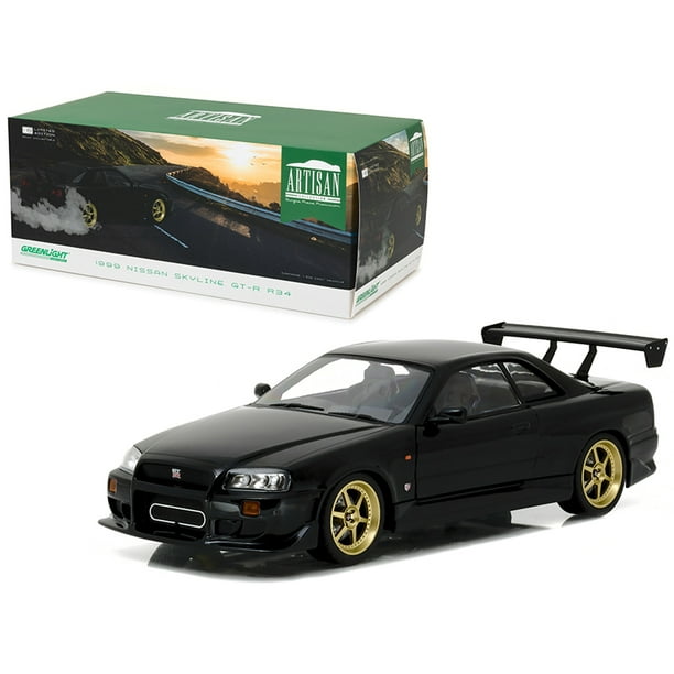 Greenlight 1999 Nissan Skyline Gt R R34 Black Walmart Com Walmart Com Greenlight 1999 Nissan Skyline Gt R R34 Black Walmart Com Walmart Com
