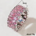 thumbnail image 6 of PULABO Modern Engagement Promise Ring Ladies For Her High Quality Comfortable Fit Cubic Zirconia CZ Ring Elegant Gift Comes in Elegant Box, 6 of 9