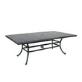 thumbnail image 5 of iPatio Outdoor All-Weather and Durable 46x86 Inch Rectangular Aluminum Dining Table with an umbrella opening for Patio, Garden, and Terrace (Dessert Night), 5 of 5