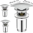 thumbnail image 2 of Sink plug, drain plug, copper sink, drain plug, for sink and sink - Mishan, 2 of 4