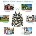 thumbnail image 5 of Lsque Flowers Patten Youth Hoodie Sweatshirt Pullover with Kangaroo Pocket Boys and Girls Hoodie Warm Hoodie for Kids-Small, 5 of 6